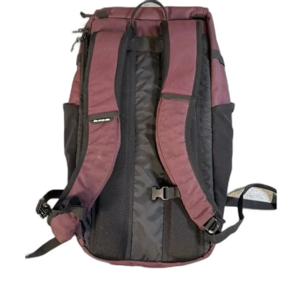 Dakine Backpack Burgundy Plum Black Outdoor Travel Laptop Hiking Pack